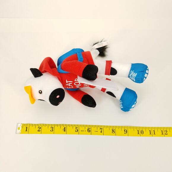 Chick Fil A Cow Backpack Hoodie Map Ball Cap Hiking Plush Ad Stuffed Animal - Picture 6 of 6